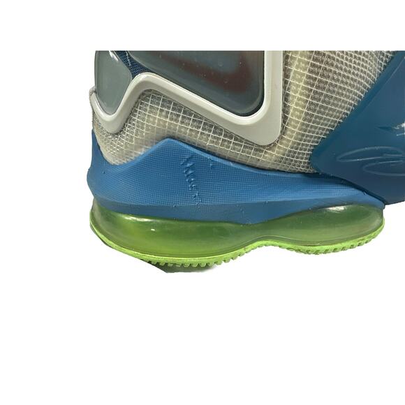 Nike Lebron XIX Men's Sz 10 Dutch Blue/Pomegranate Tropical DC9339-400 No Box - Picture 8 of 10